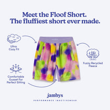 Sherpa Fleece Short | Neon Blur