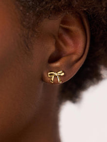 14K Gold Plated Co Creation Influencer Stud Earrings For Women Ana Luisa Bow Earrings Tracy Earrings