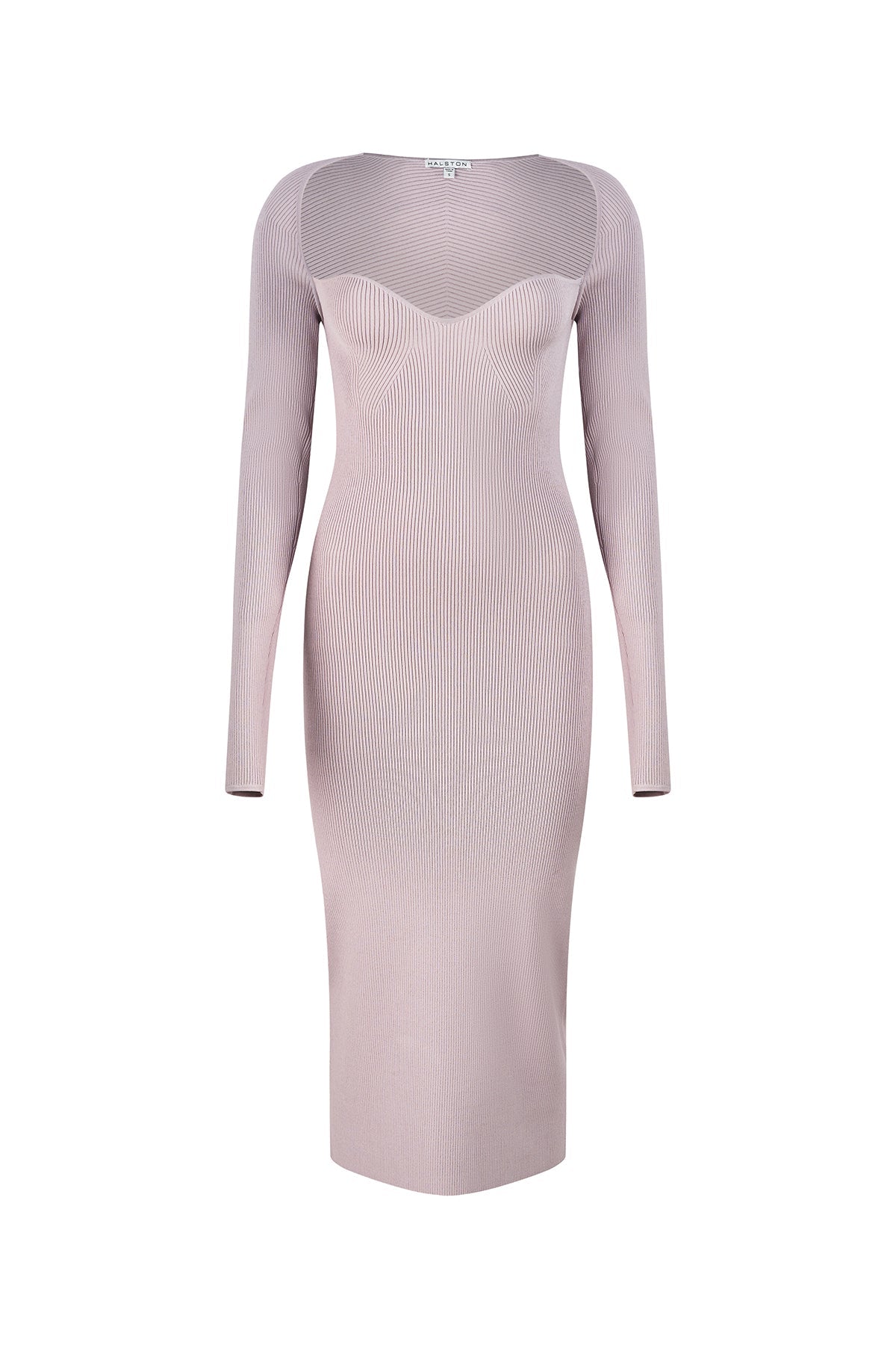 Halston | Sawyer Dress In Matte Viscose | Light Plum