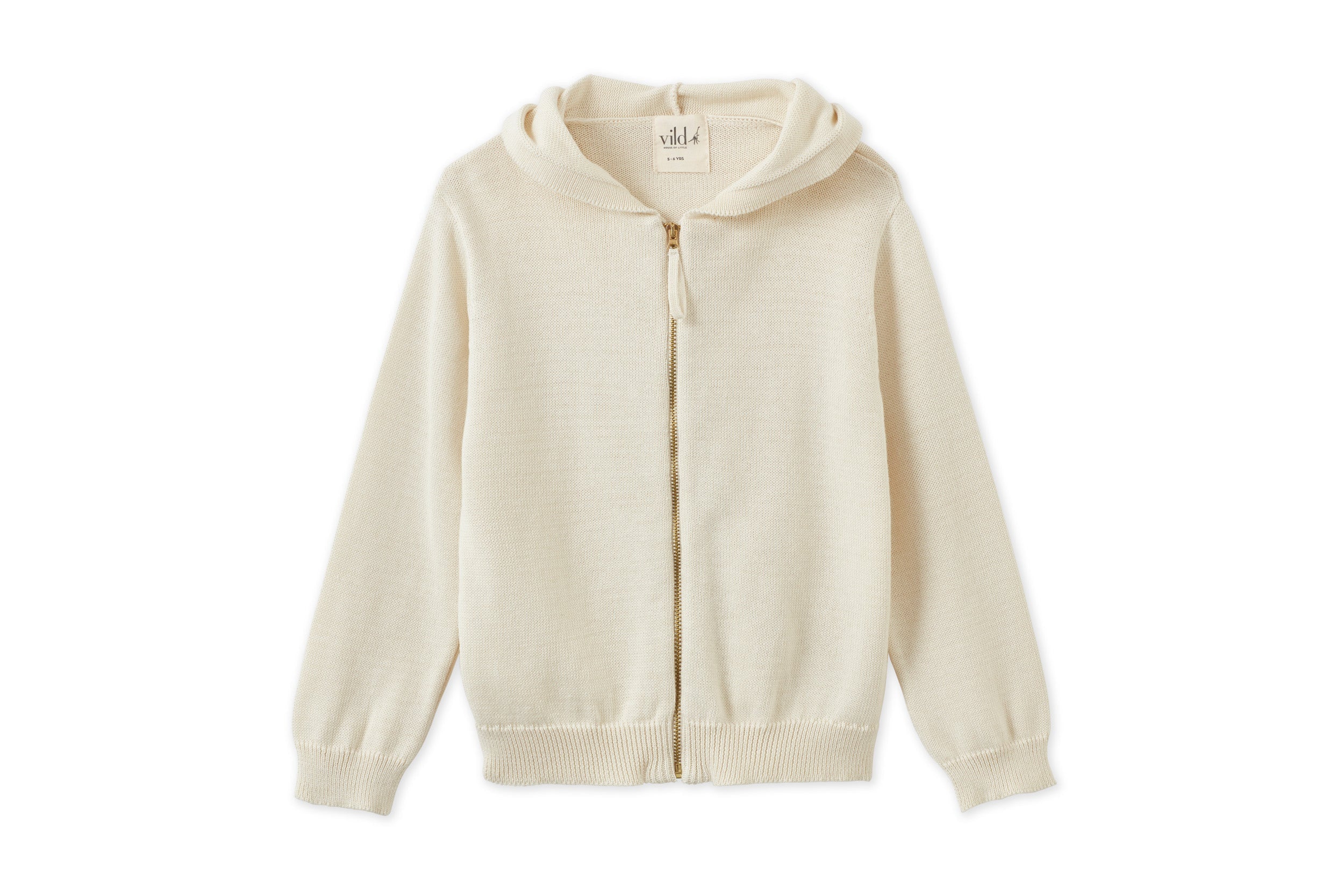 Organic Knit Cardigan | Ecru