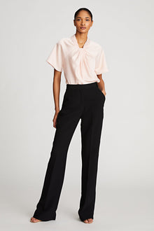 Halston | Nelia Top In Double Satin | Rose
