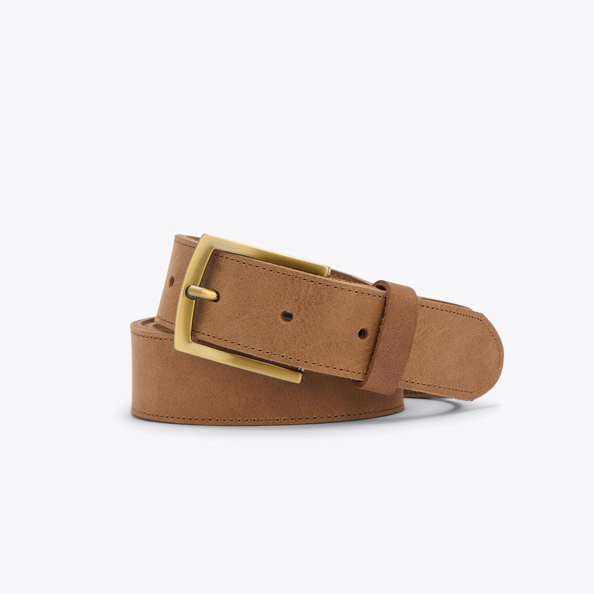 Owen Belt Tobacco Leather Belt Nisolo