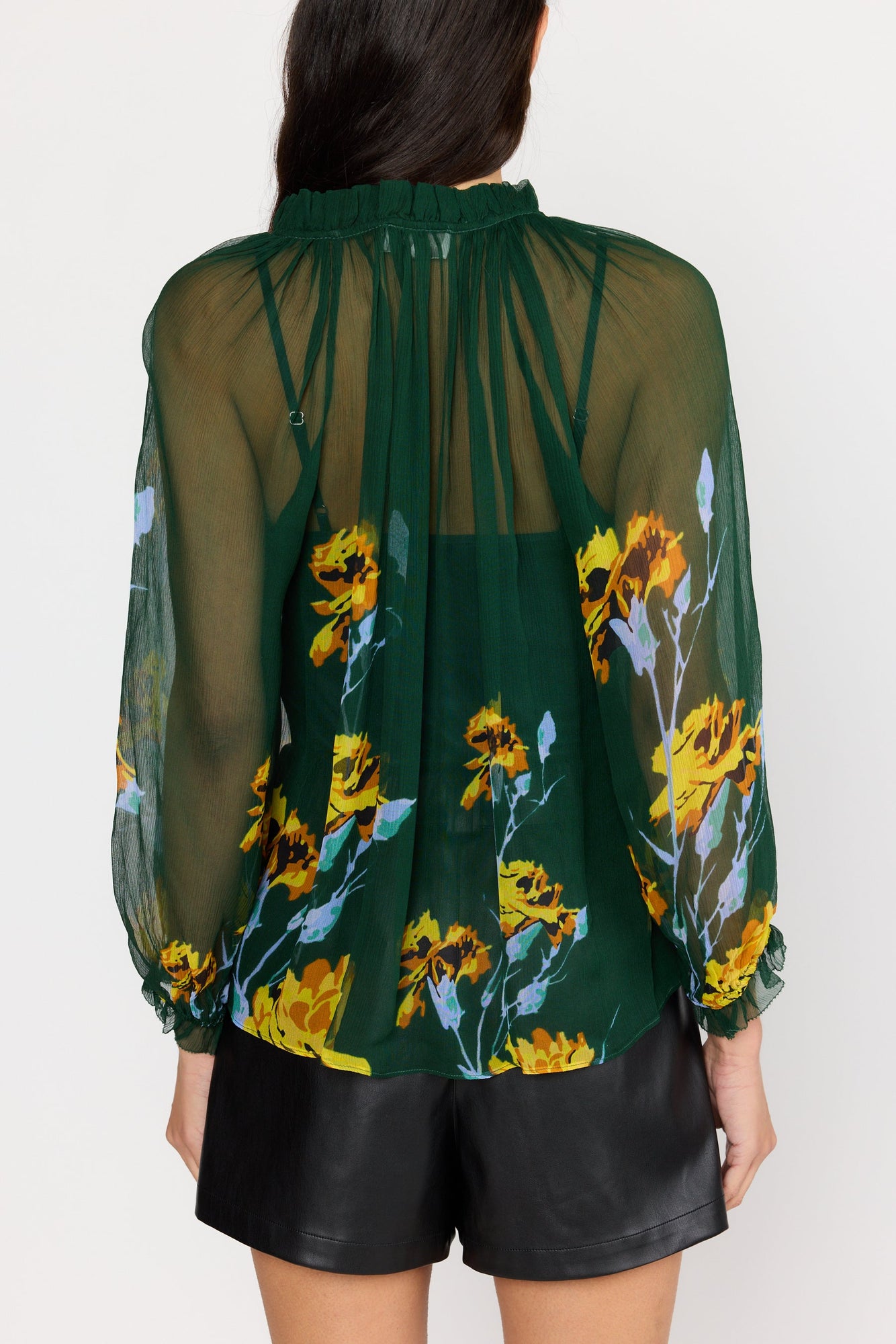 Karla Blouse | Green Orchid