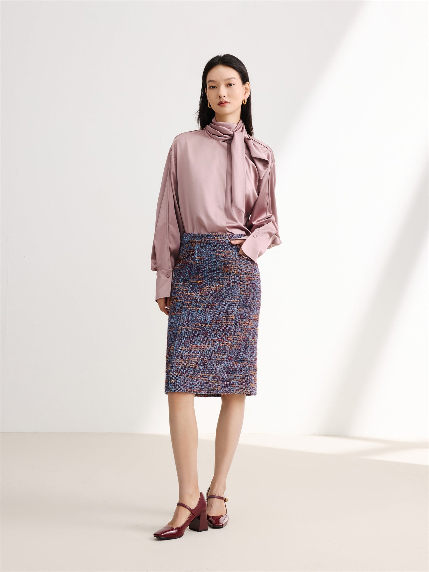 Midi Skirt | Blue
