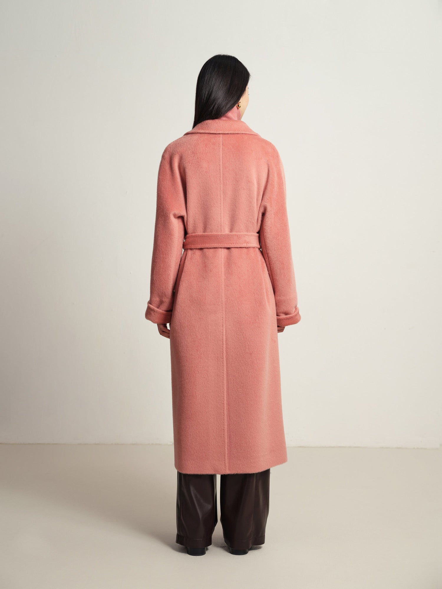Wool Coat | Pink