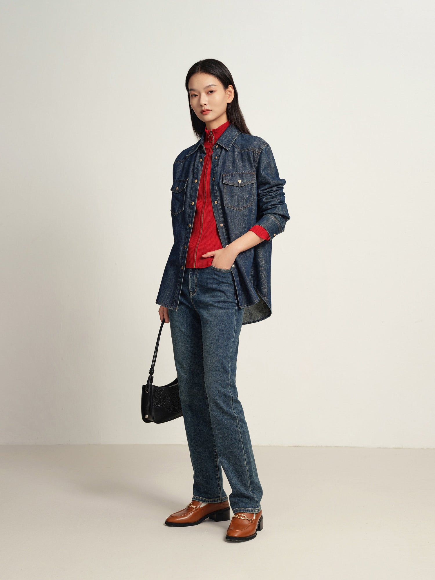 Knit Sweater | Red