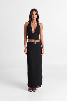 Haven Maxi Skirt | Black