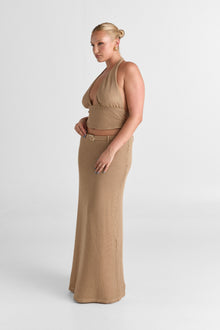 Haven Maxi Skirt | Tan