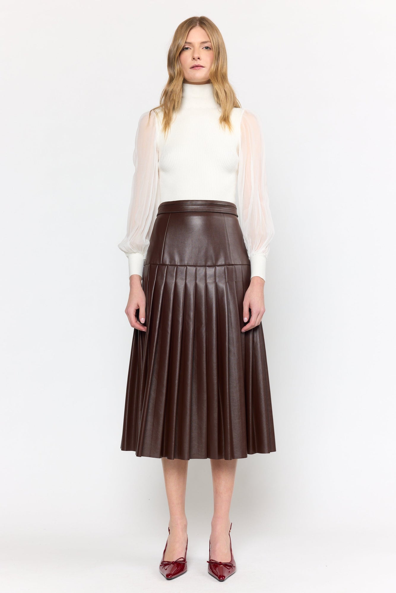 Clarissa Skirt | Maroon