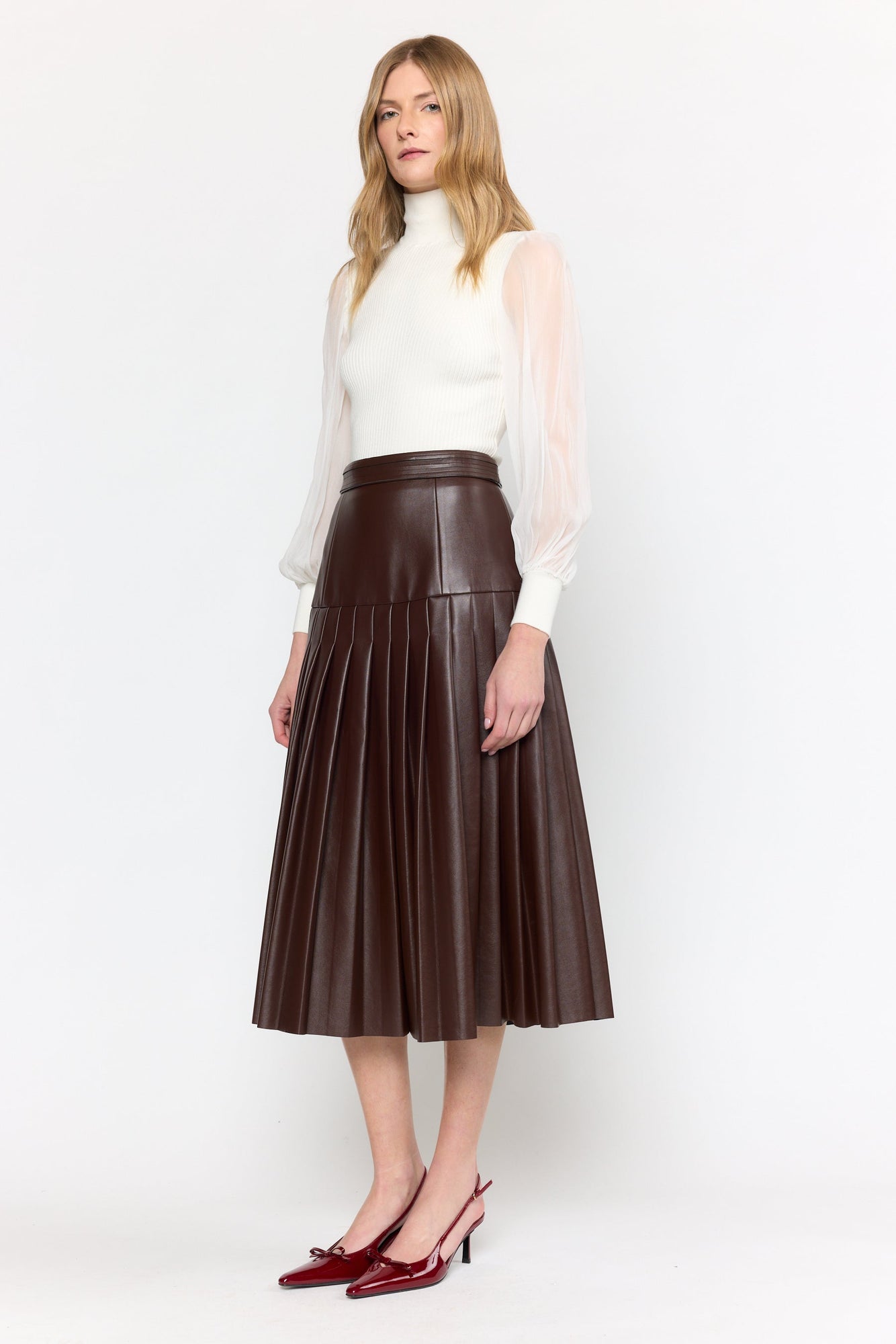 Clarissa Skirt | Maroon