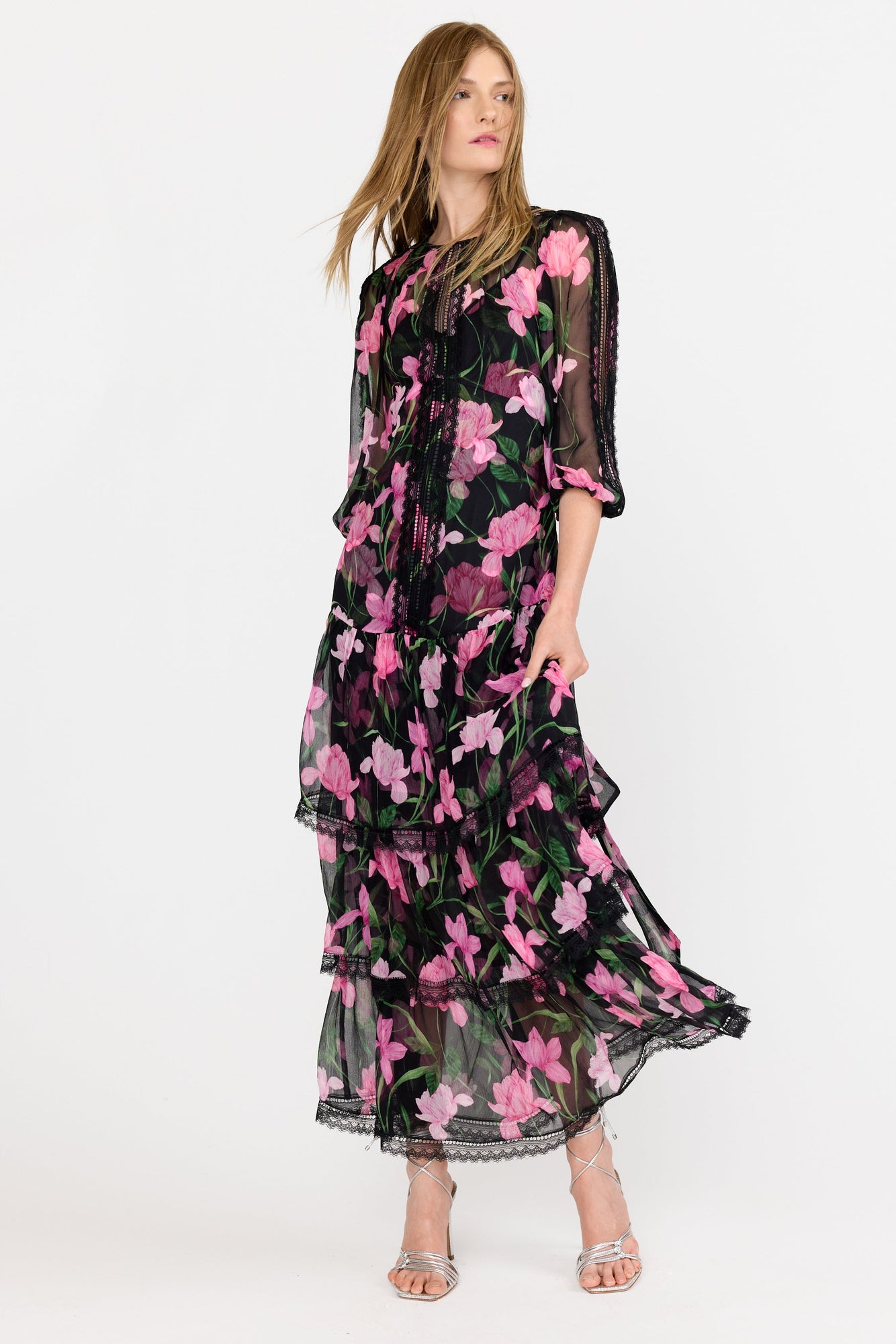 Nina Dress | Onyx Florette