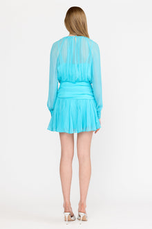 Billie Dress | Turquoise Rose