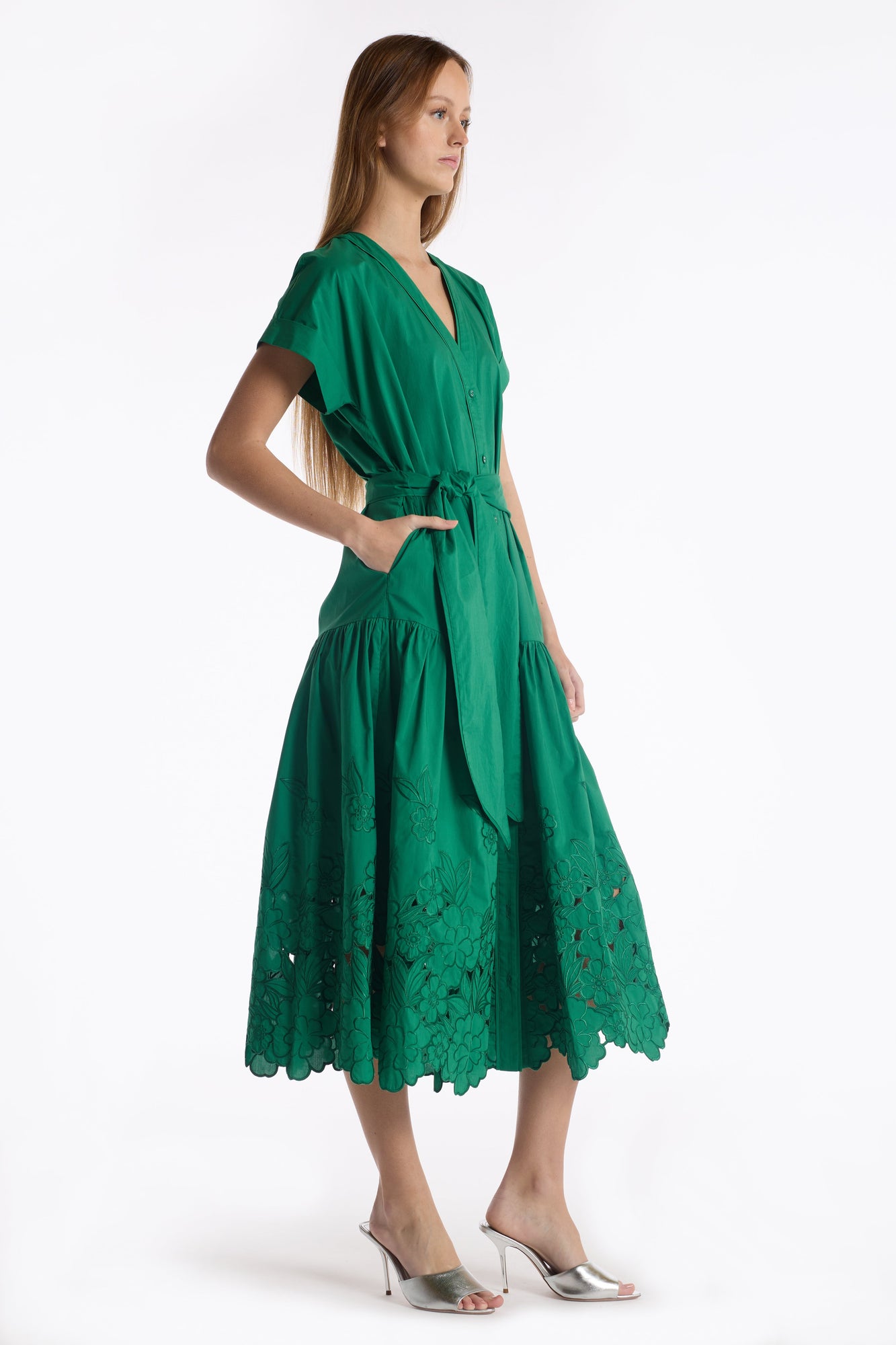 Marceline Dress | Kelly Green