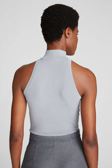 Halston | Kit Top In Matte Viscose | Pewter