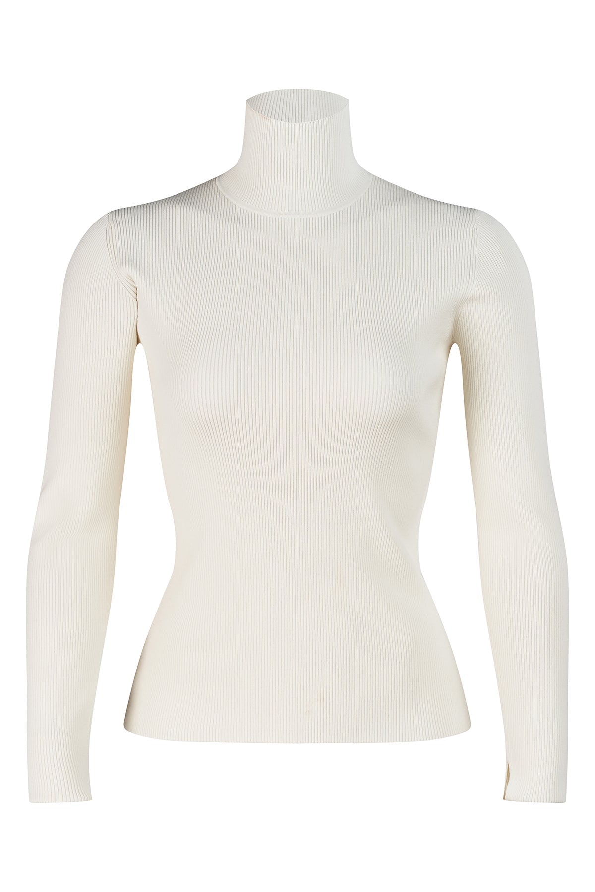 Halston | Ty Turtleneck In Matte Viscose | Ivory