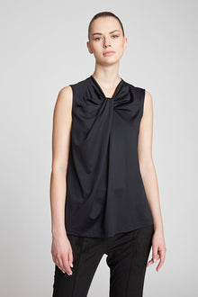 Halston | Mckinley Top In Luxe Jersey | Black