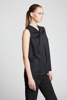 Halston | Mckinley Top In Luxe Jersey | Black