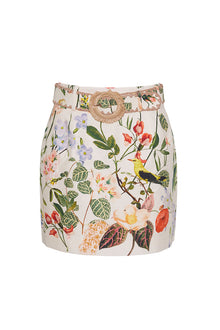 Blaze Mini Skirt | Nectar Egret
