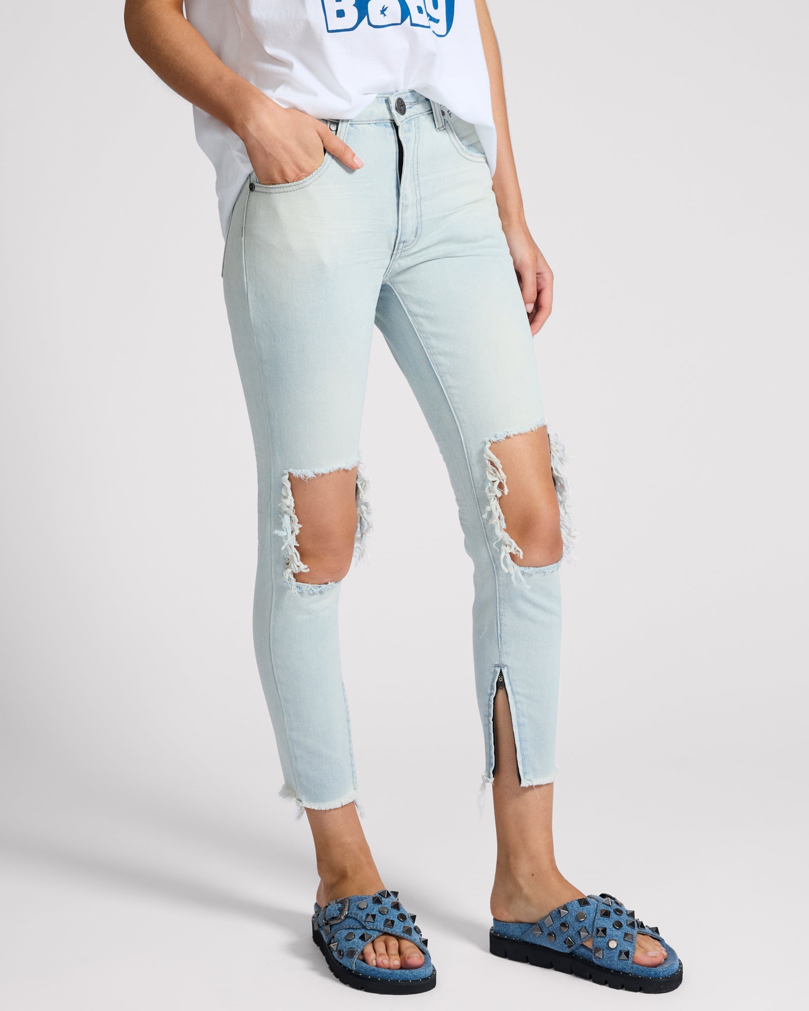 Freebirds High Waist Rigid Skinny Denim Jeans | Brando