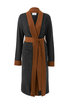 Cashmere Robe | Flannel/Spice