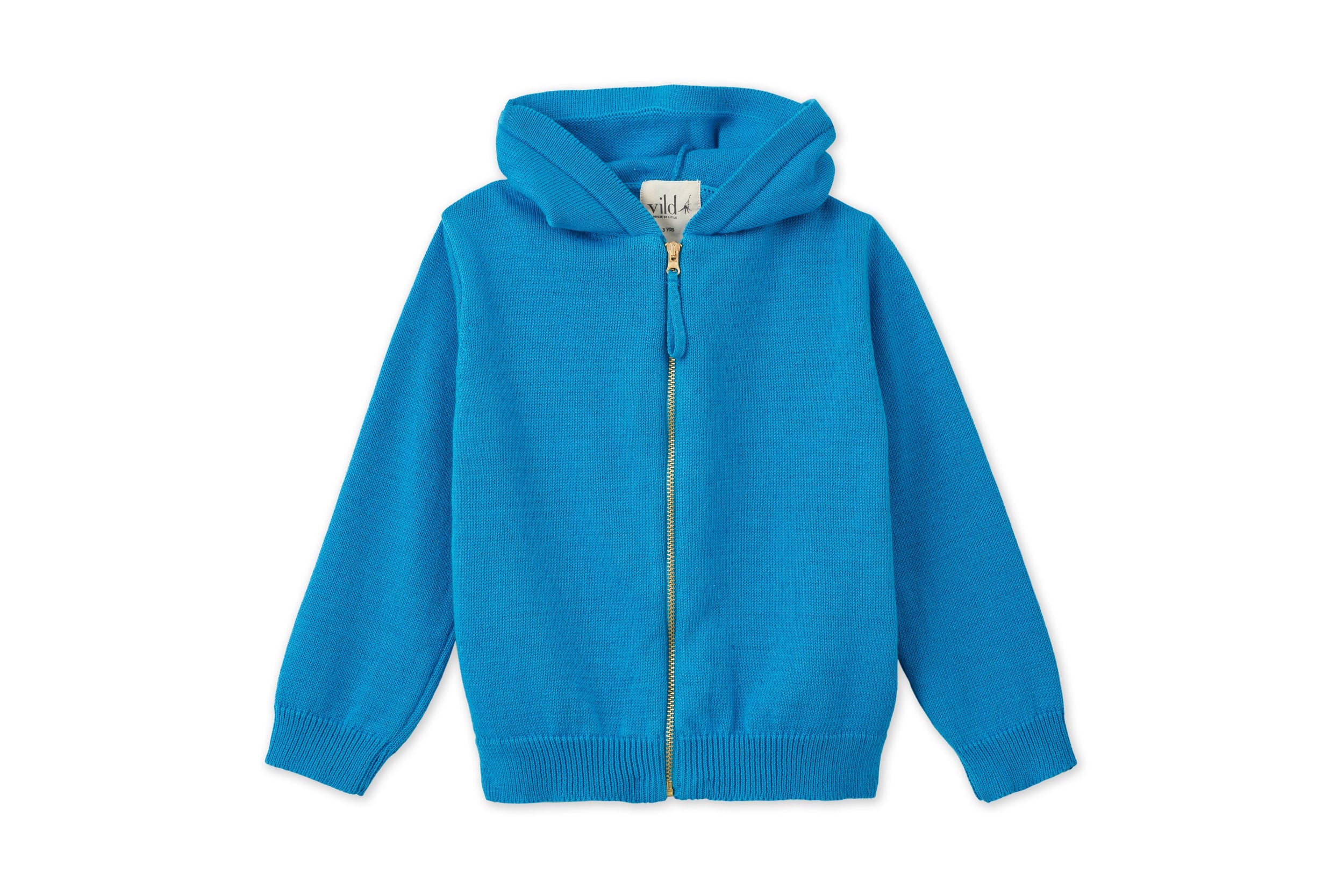 Organic Knit Cardigan | Archipelago Blue