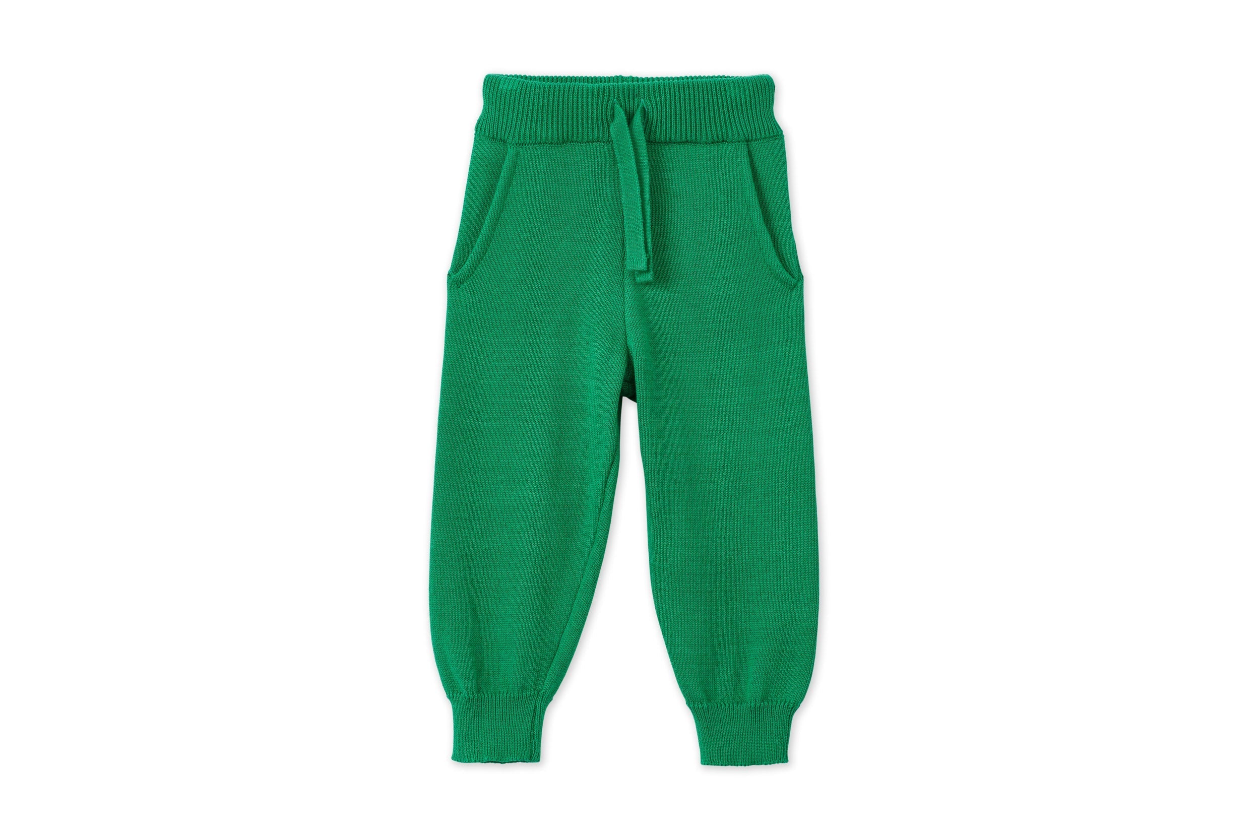 Organic Knit Joggers | Beech Tree Green