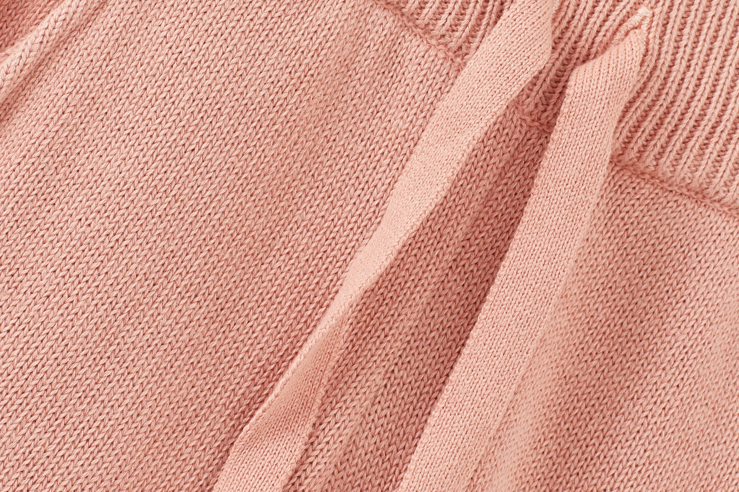 Organic Knit Joggers | Pink Rust - Mineral Dye