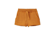 Organic Knit Shorts | Dark Ochre