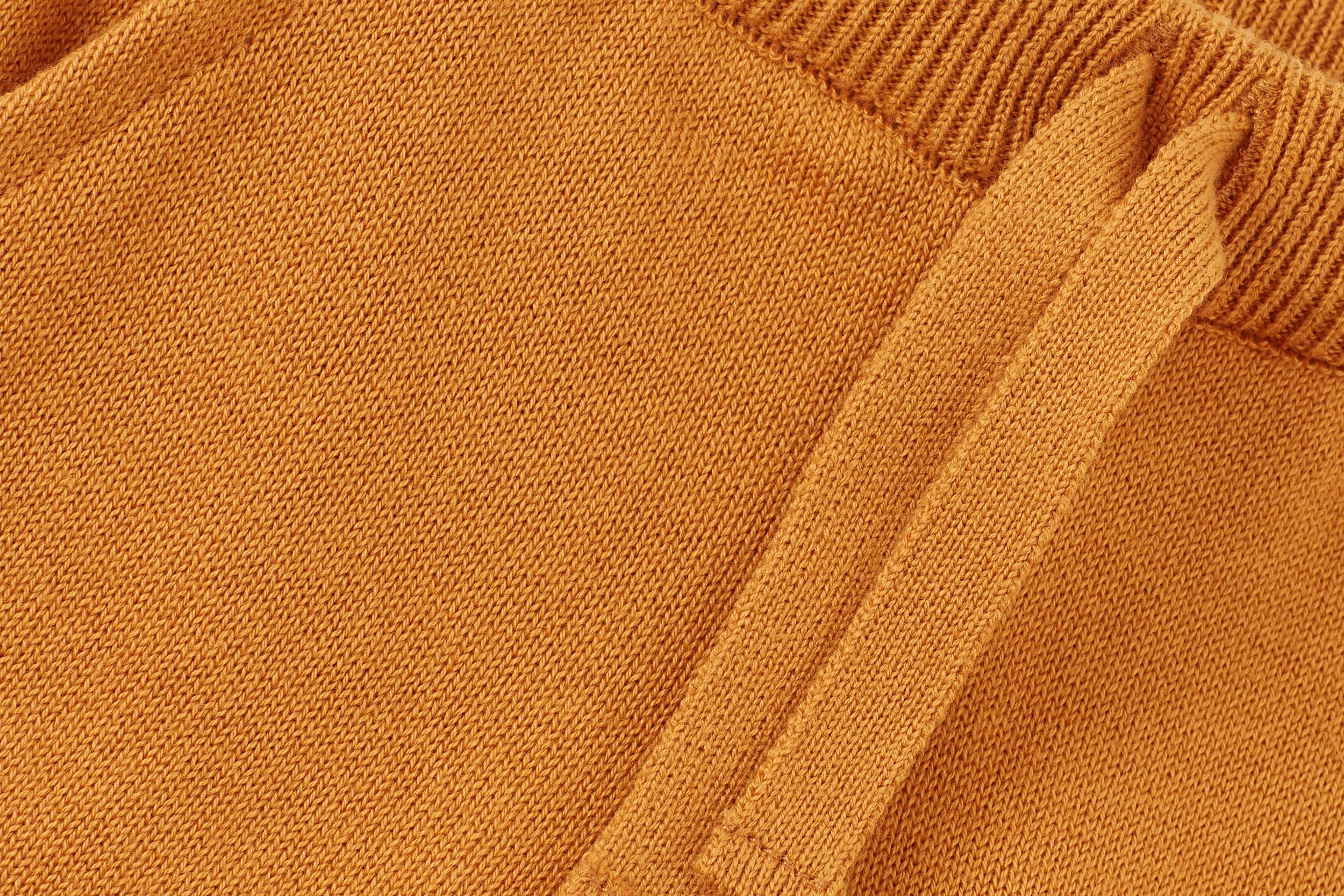 Organic Knit Shorts | Dark Ochre