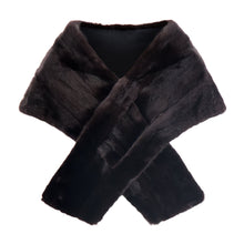 Mink Fur Pull-Through Stole | Women | Black