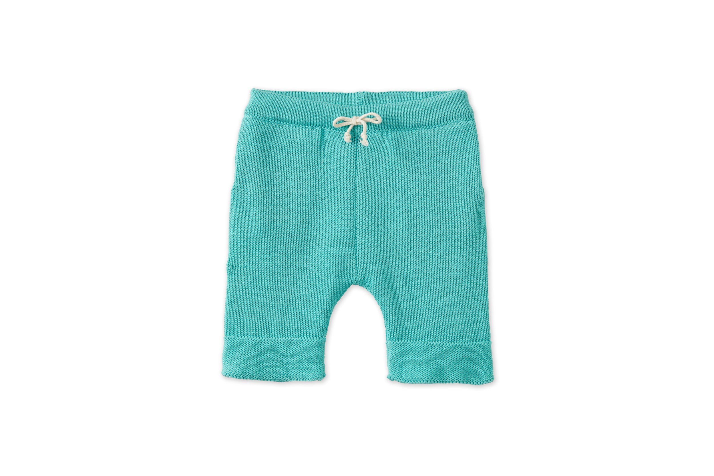 Organic Cotton Nordic Knit Shorts | Copper Green