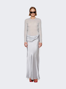 Women | Christopher Esber | Sheer Torso Dress | Silver