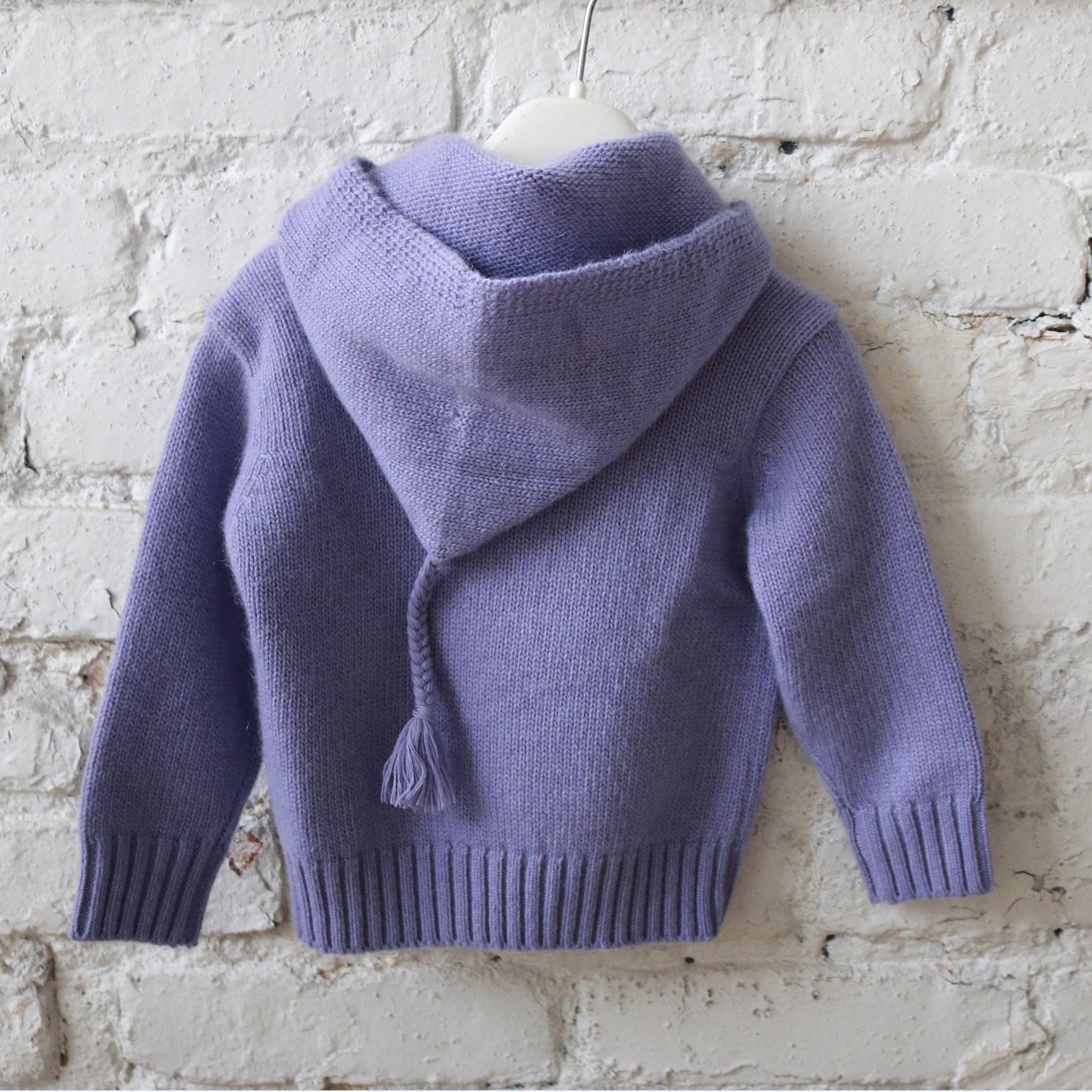 Baby Cashmere Hooded Sweater | Lavander