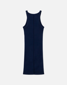 Womens | Ribbed Tank Mini Dress | Vintage Navy