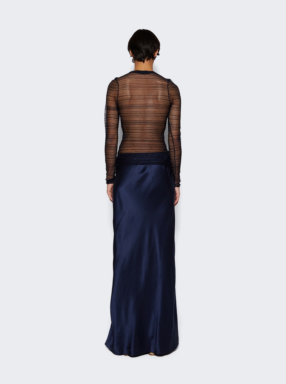 Women | Christopher Esber | Refraction Long Sleeve Dress | Blue