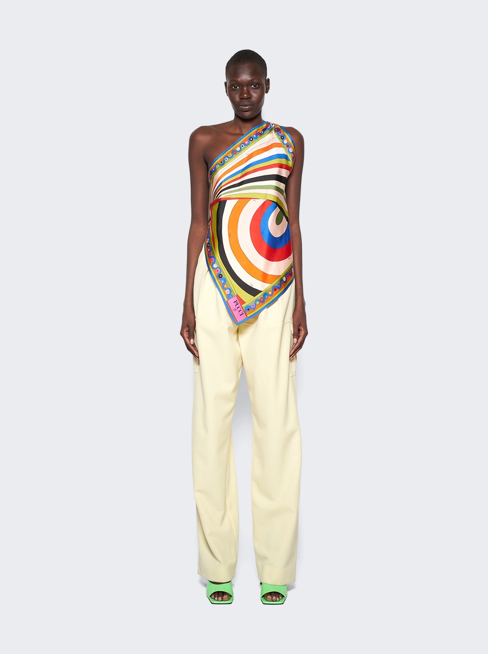 Women | The Attico | Devon Mule 115mm | Fluorescent Green