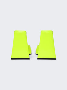 Women | The Attico | Devon Mule 115mm | Fluorescent Yellow