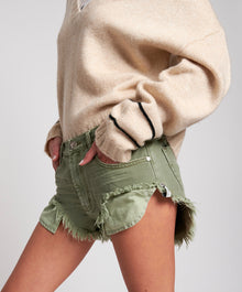 Rollers Low Waist Denim Shorts | Super Khaki