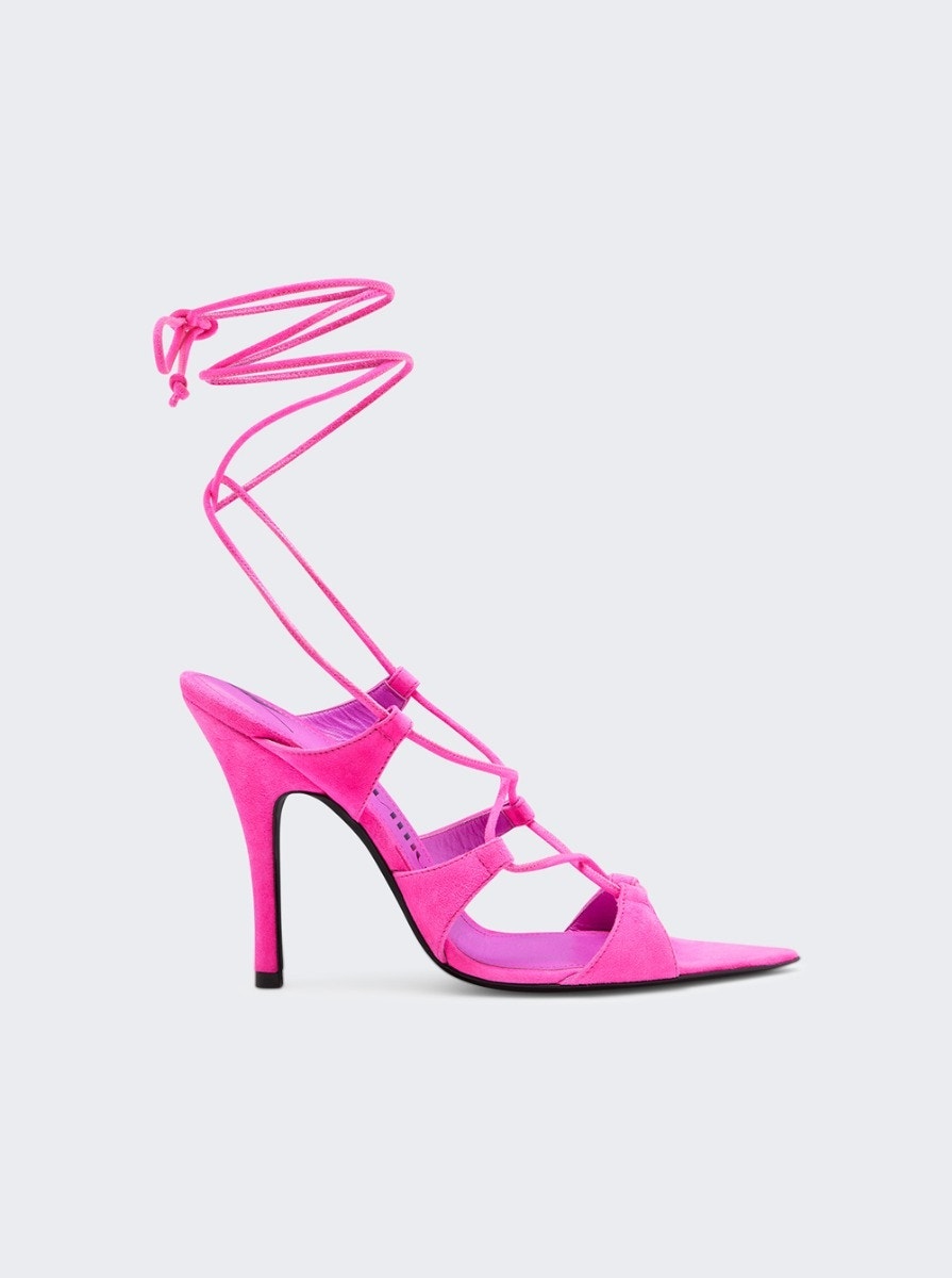 Women | The Attico | Renee Sandal 105mm | Fluorescent Pink