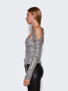Women | The Attico | Zane Top | Silver