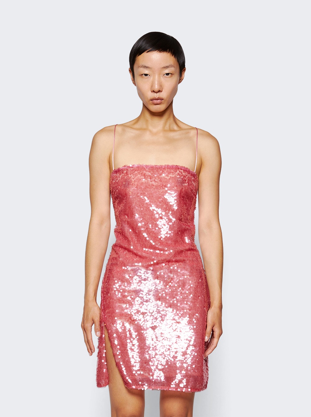 Women | The Attico | Fujiko Mini Dress | Light Pink