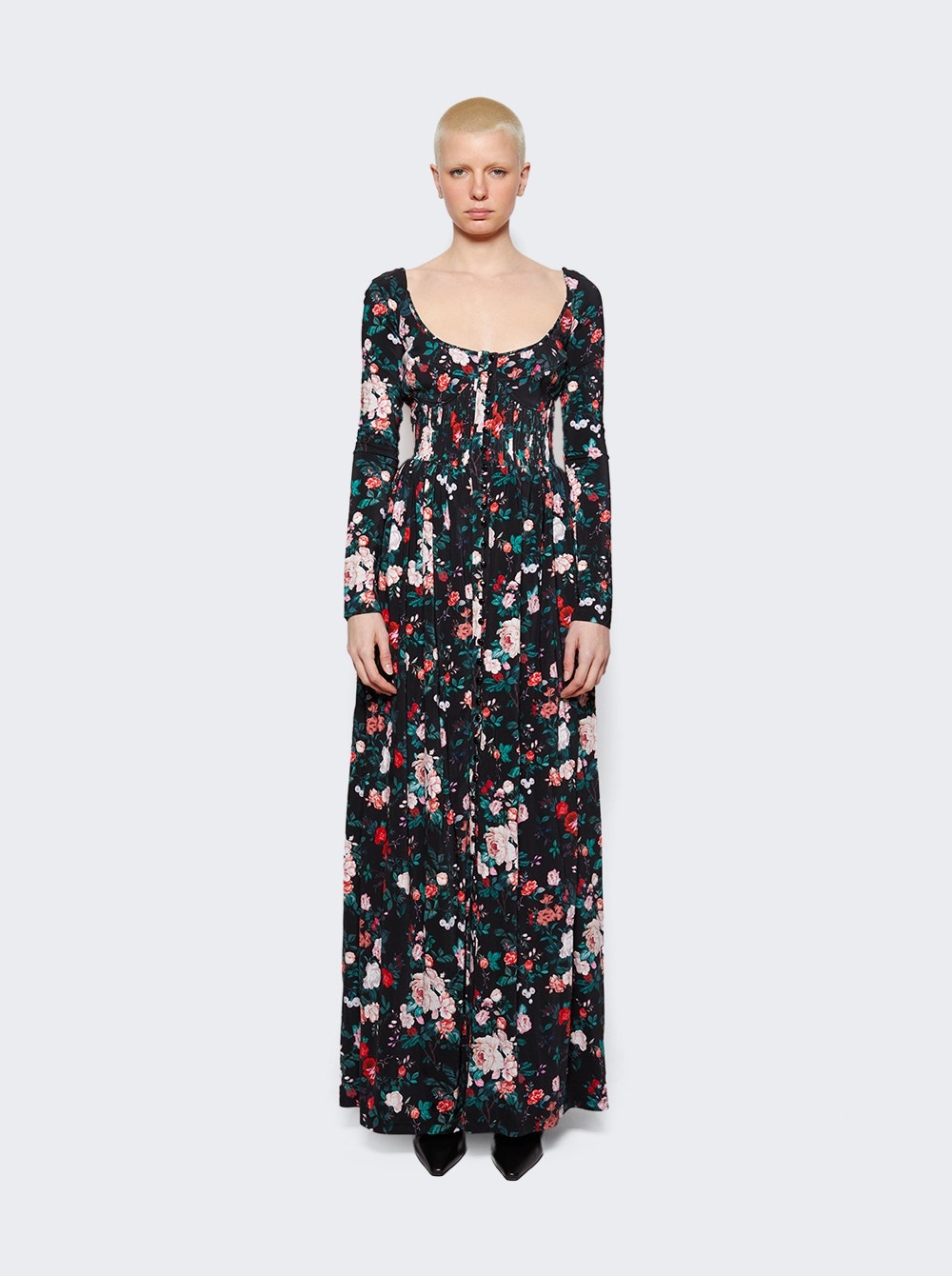 Women | Rabanne | Maxi Dress | Black Rose