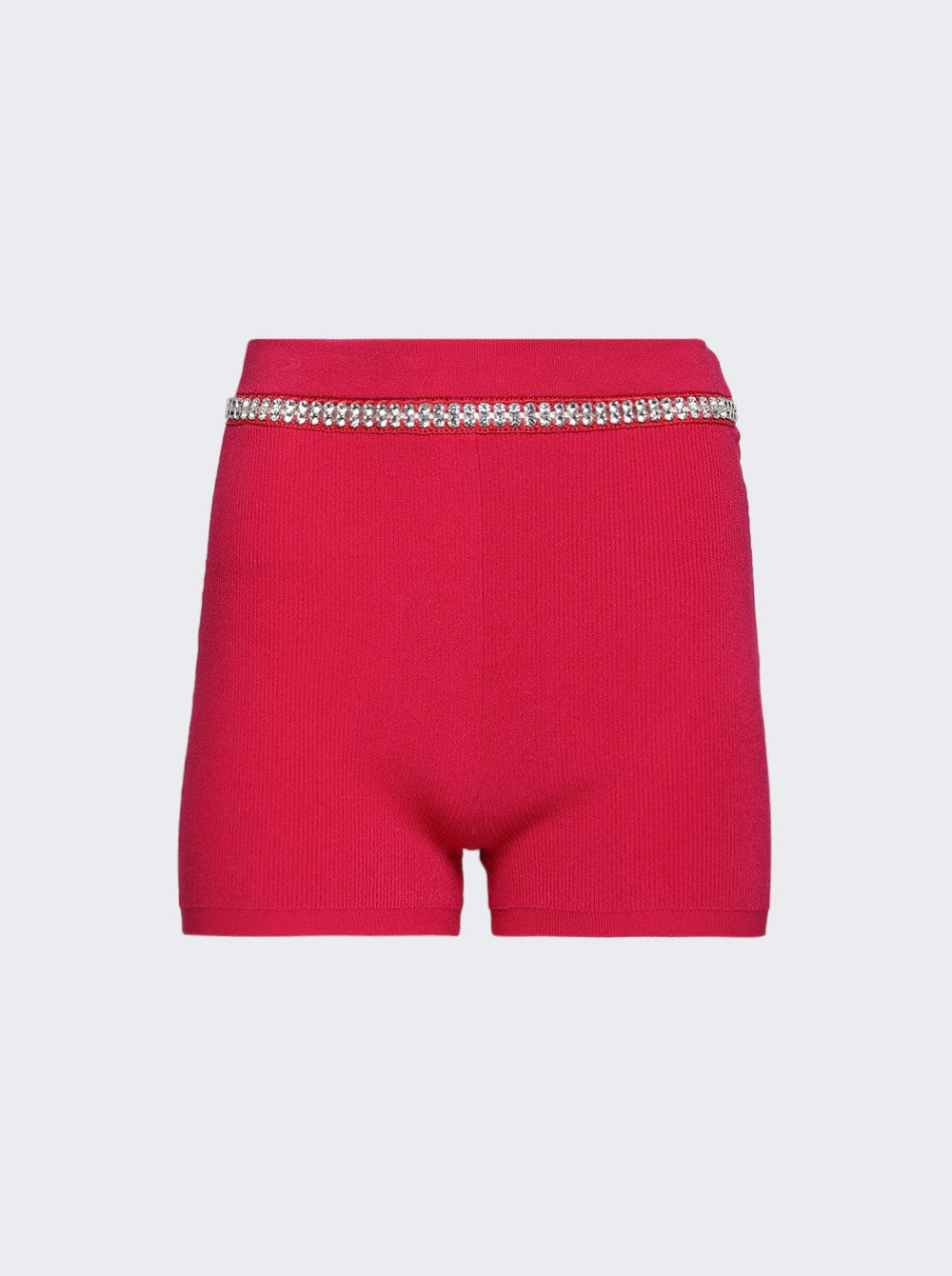 Rabanne | Embellished Knit Shorts | Pink