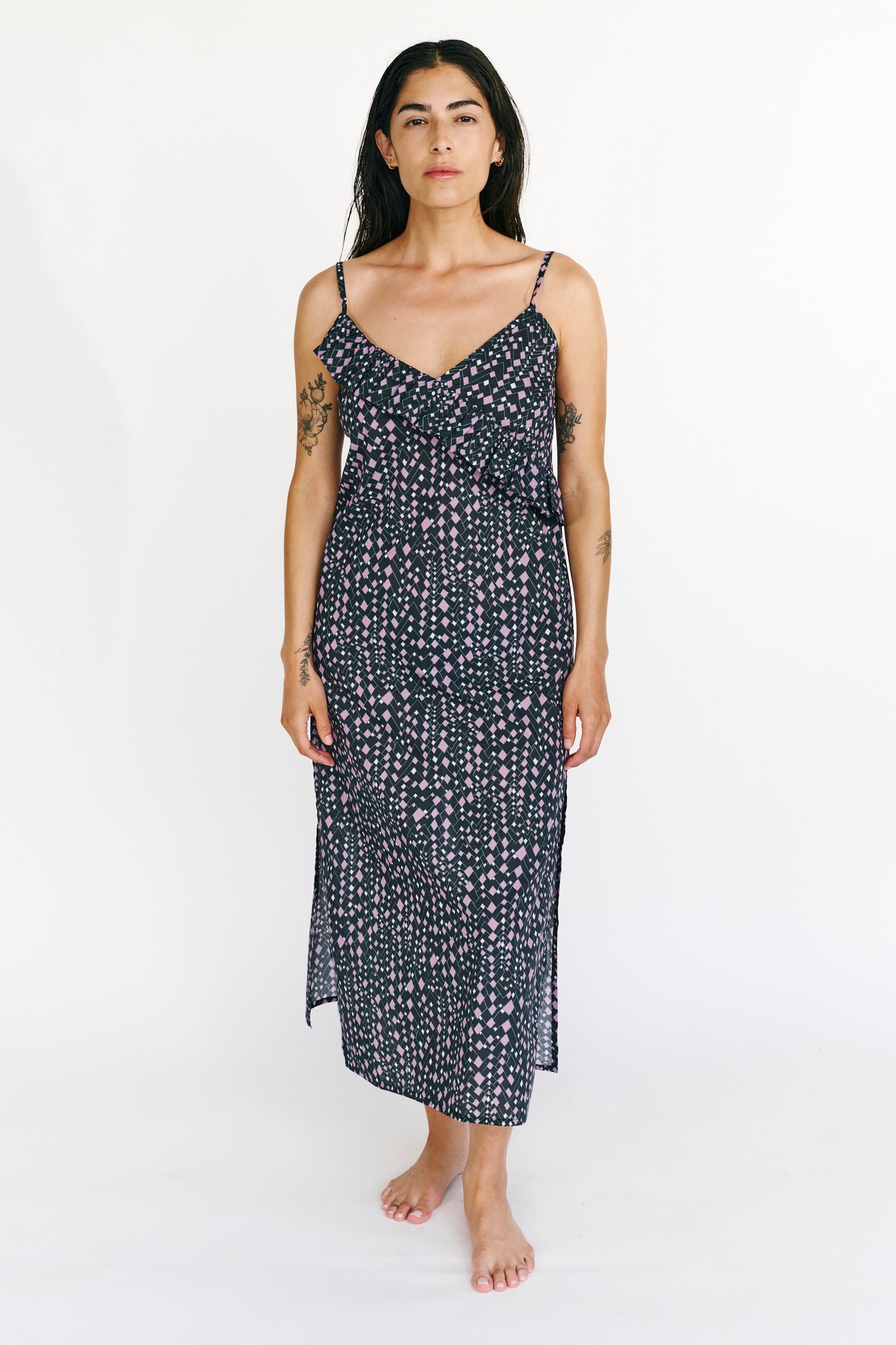 Geo Slip Dress | Print