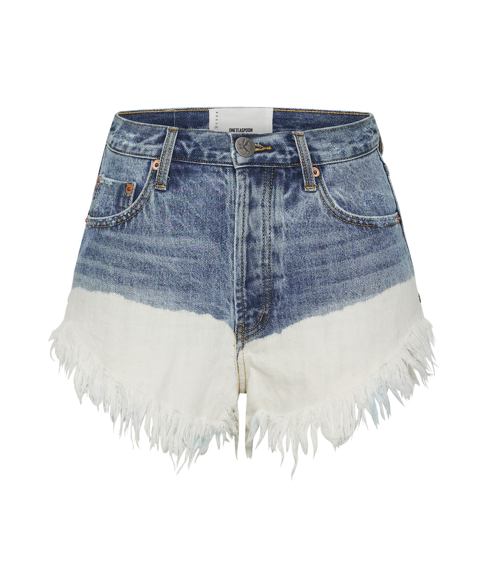 Outlaws Low Waist Mid Length Denim Shorts | Hollywood