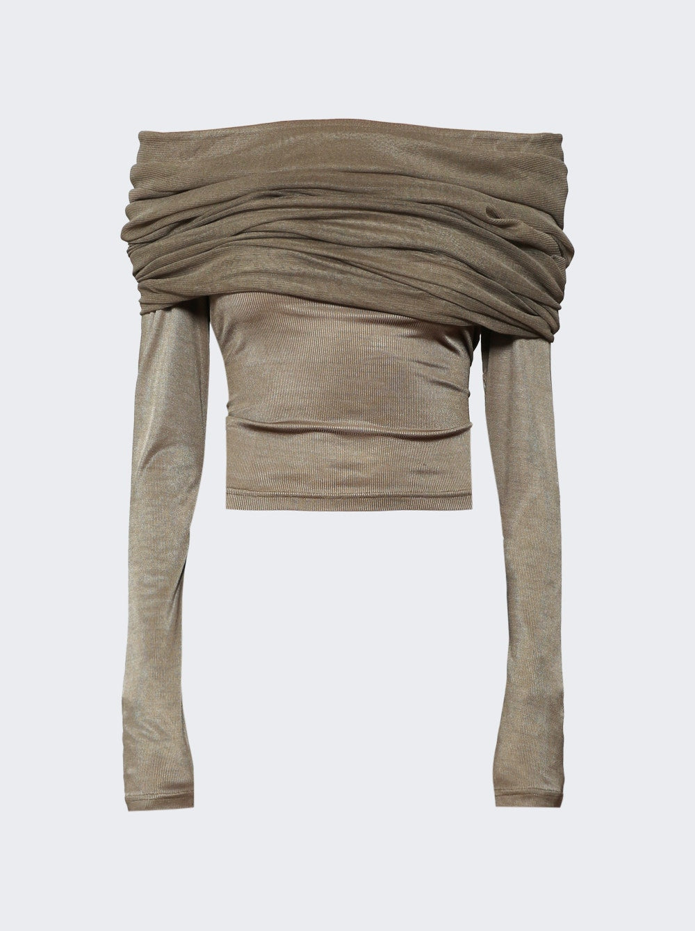 Women | Christopher Esber | Sonora Veiled Top Linseed | Tan