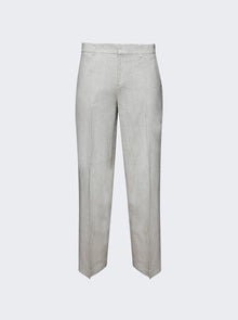 Men | MISBHV | Washed Linen Tailored Trousers Off | White
