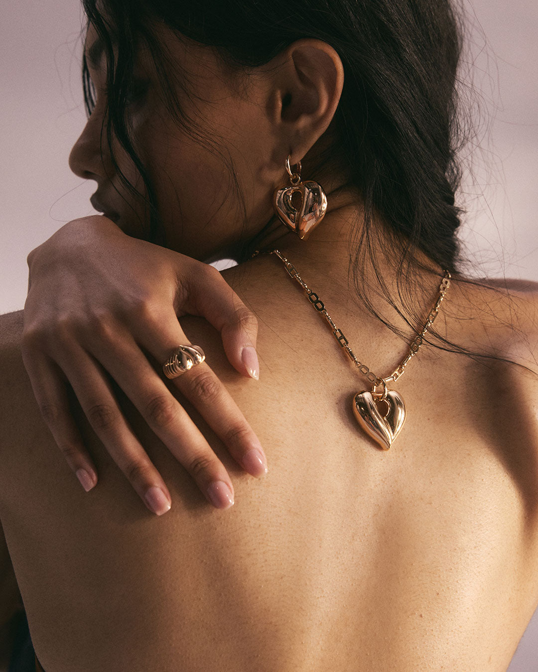 The Corazon Statement Necklace | Gold