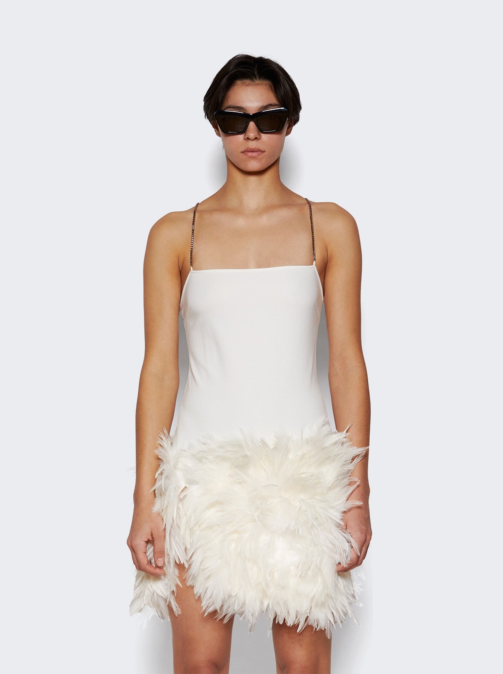 The Attico | Fujiko Mini Dress | White