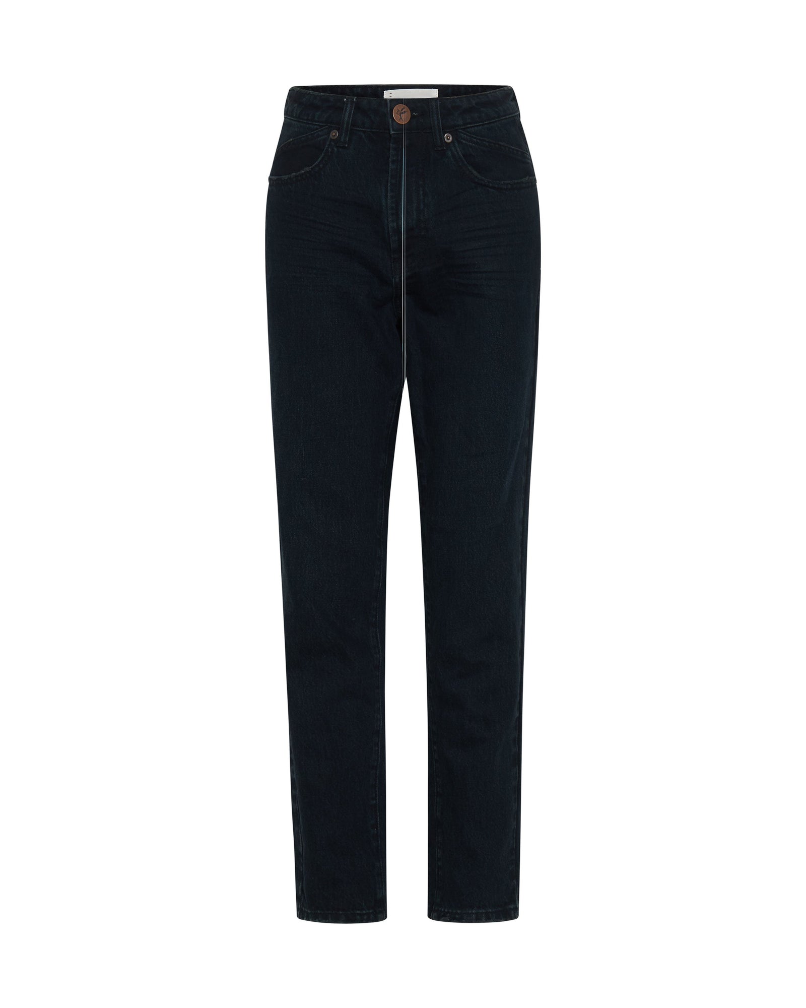 Legends High Waist Mom Fit Denim Jeans | Fox Black